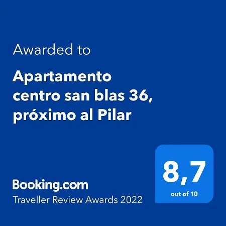 Appartement Centro San Blas 36, Proximo Al Pilar